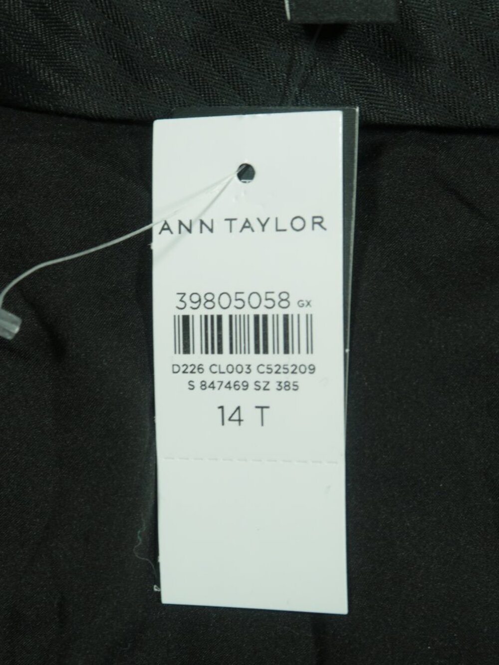 Ann Taylor The Jayne Trousers Pants Womens 14T Blackwatch Plaid Relaxed New - Picture 5 of 8